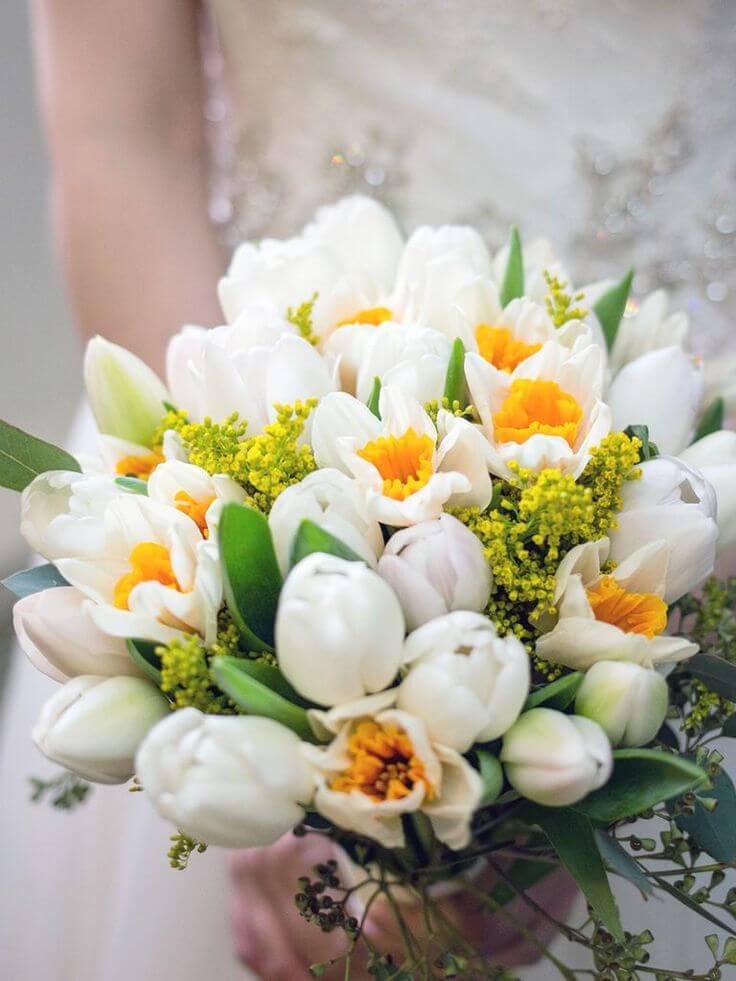 Hoa cưới tulip: 6 bó hoa cưới tulip đẹp nhất mọi thời đại