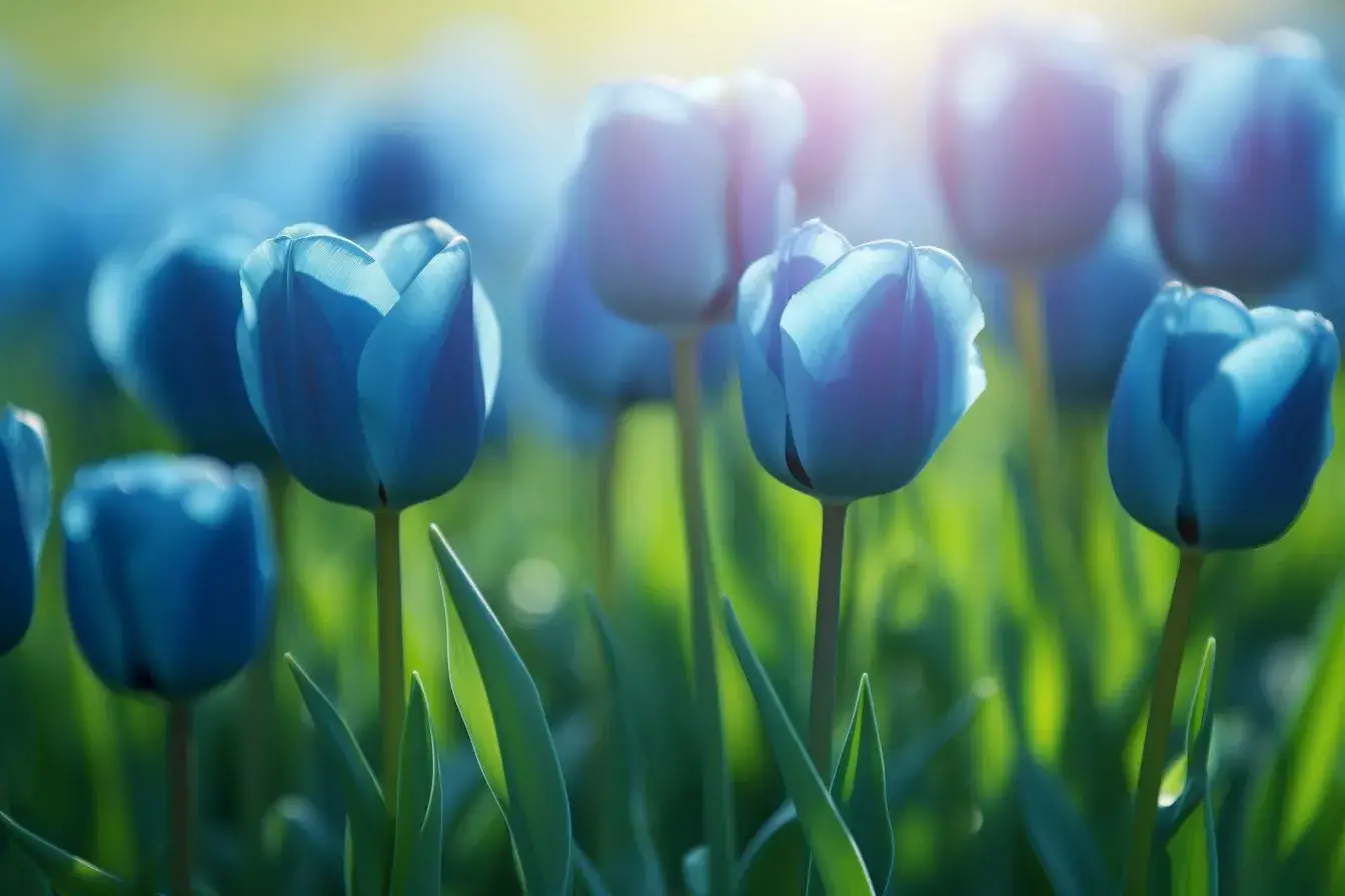 hoa-tulip-xanh-duong
