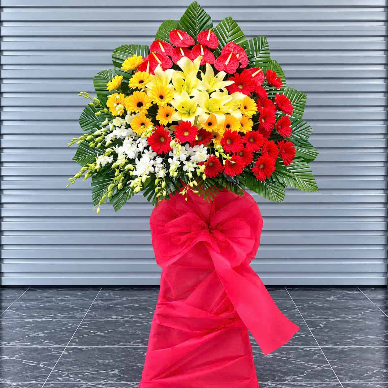 Giỏ hoa chúc mừng Khu Vườn Cổ Tích 1018 2 Giỏ hoa chúc mừng Khu Vườn Cổ Tích 1018