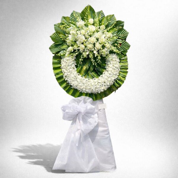 kệ hoa chia buồn trắng thanh khiết