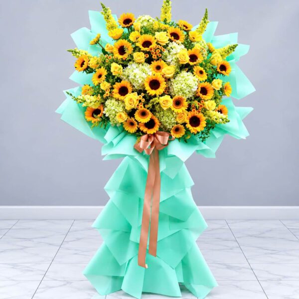 Lẵng hoa khai trương Hưng Vượng Cát Khánh  1015