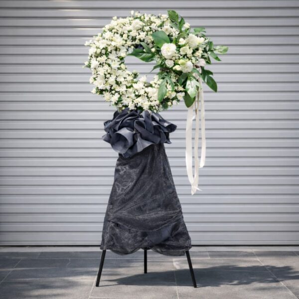 vòng hoa chia buồn an nhiên